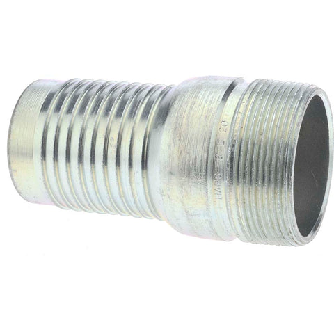 2" Pipe ID, Threaded Combination Nipple for Hoses