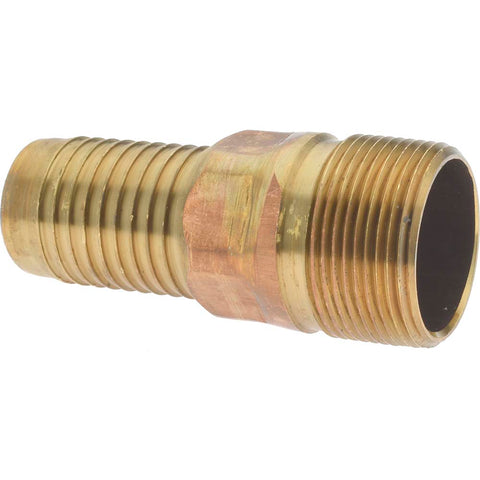 1-1/4" Pipe ID, Threaded Combination Nipple for Hoses