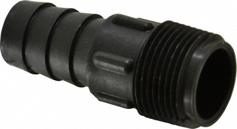 1" Pipe ID, Threaded Combination Nipple for Hoses