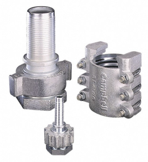 1/2" Thread, Ground Joint Viton Seal Hose Coupling