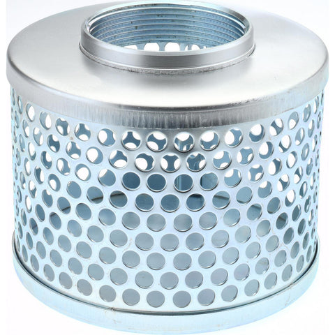 3" Hose, Round Hole Strainer