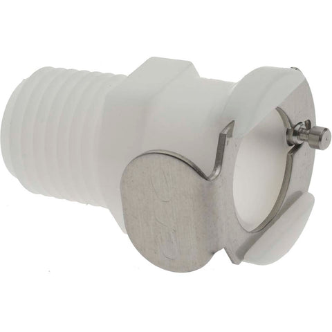 1/4" Nominal Flow, 1/4 NPT Thread, Male, Inline Threaded-Female Socket