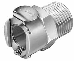 1/4" Nominal Flow, 1/4 BSPT Thread, Male, Inline Threaded-Female Socket