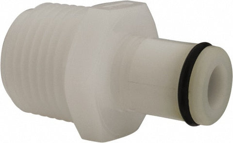 1/4" Nominal Flow, 3/8 NPT Thread, Male, Inline Threaded-Male Plug