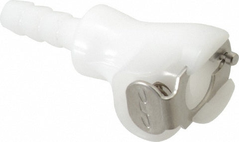 1/8" Nominal Flow, 3/16" ID, Female, Inline Hose Barb-Female Socket