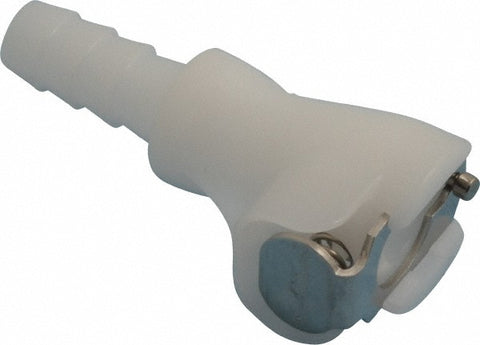 1/8" Nominal Flow, 1/4" ID, Female, Inline Hose Barb-Female Socket