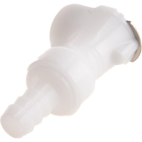 1/4" Nominal Flow, 5/16" ID, Female, Inline Hose Barb-Female Socket