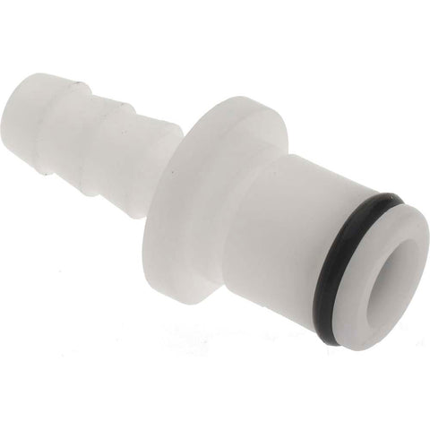 1/4" Nominal Flow, 1/4" ID, Male, Inline Hose Barb-Male Plug