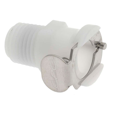 1/4" Nominal Flow, 1/4 NPT Thread, Male, Inline Threaded-Female Socket