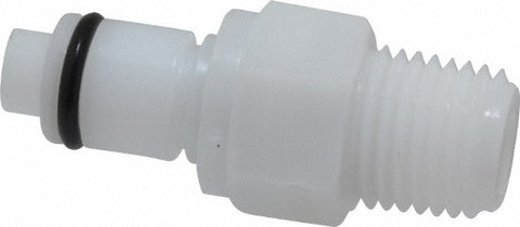 1/4" Nominal Flow, 1/4 NPT Thread, Male, Inline Threaded-Male Plug