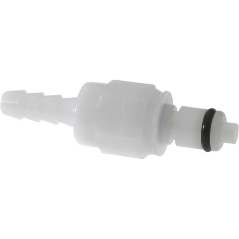 1/8" Nominal Flow, 3/16" ID, Male, Inline Hose Barb-Male Plug