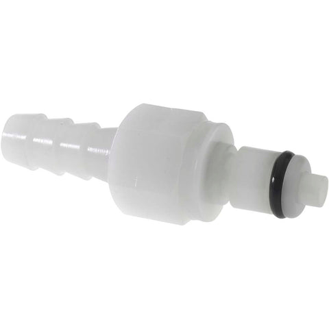 1/8" Nominal Flow, 1/4" ID, Male, Inline Hose Barb-Male Plug