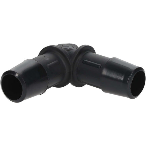 Barbed Tube Elbow: Single Barb, 1/2" Barb