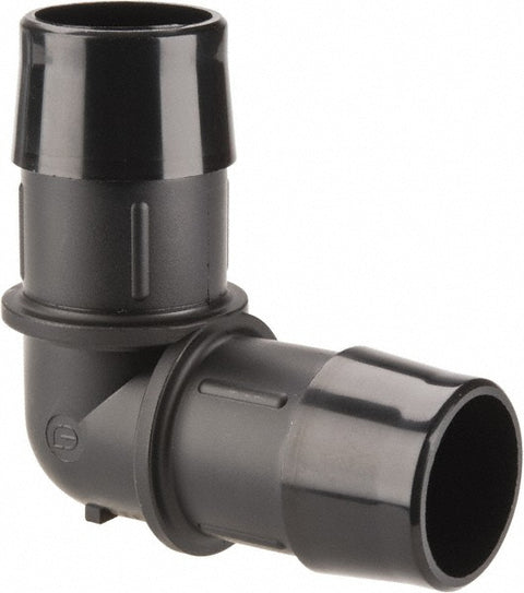 Barbed Tube Elbow: Single Barb, 1" Barb