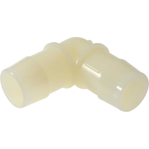 Barbed Tube Elbow: 1" Barbs
