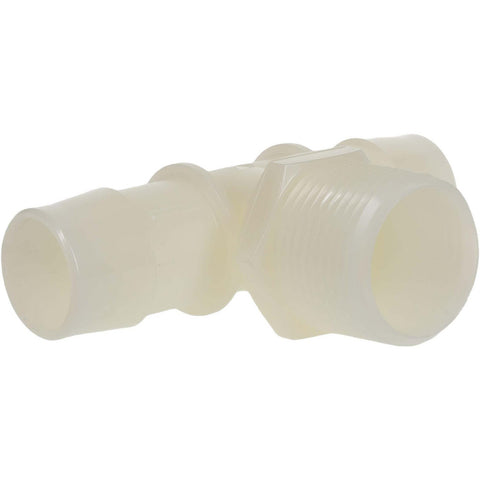 Barbed Tube Branch Tee: 1" Barbs, 1" NPT