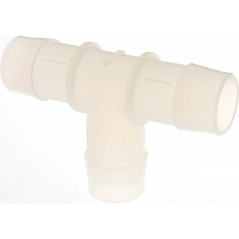 Barbed Tube Tee: Single Barb, 1" Barb