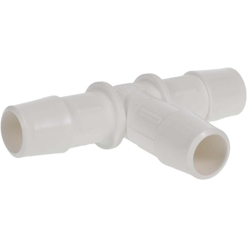 Barbed Tube Tee: 1/2" Barbs