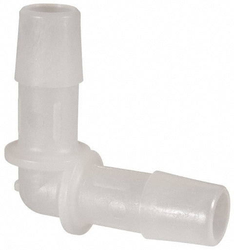 Barbed Tube Elbow: Single Barb, 3/8" Barb