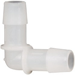 Barbed Tube Elbow: 1/2" Barbs