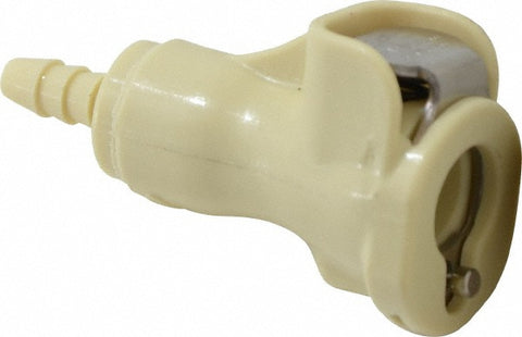 1/8" Nominal Flow, 1/8" ID, Female, Inline Hose Barb-Female Socket