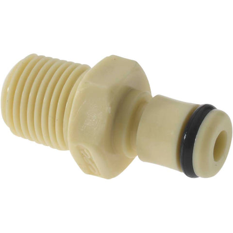 1/8" Nominal Flow, 1/8 NPT Thread, Male, Inline Threaded-Male Plug
