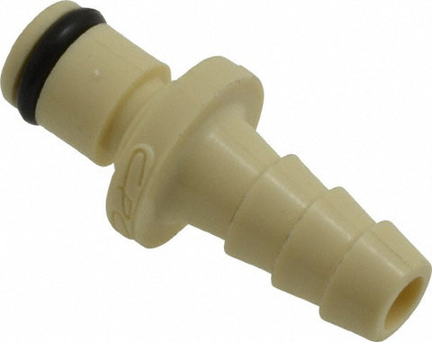 1/8" Nominal Flow, 1/4" ID, Male, Inline Hose Barb-Male Plug