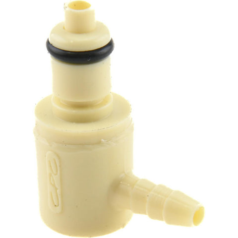 1/8" Nominal Flow, 1/8" ID, Male, Elbow Hose Barb-Male Plug