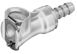 1/8" Nominal Flow, 1/4" ID, Female, Inline Hose Barb-Female Socket