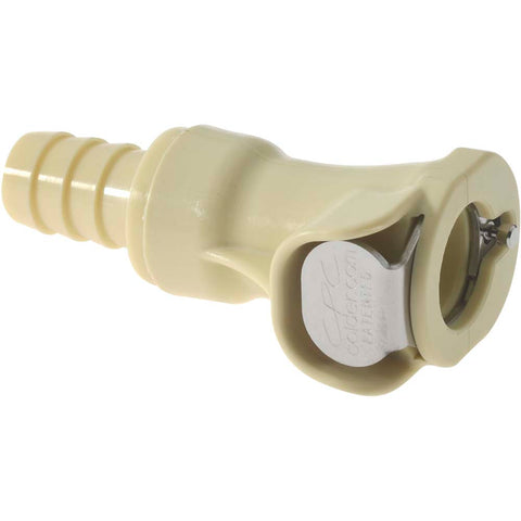 1/4" Nominal Flow, 3/8" ID, Female, Inline Hose Barb-Female Socket