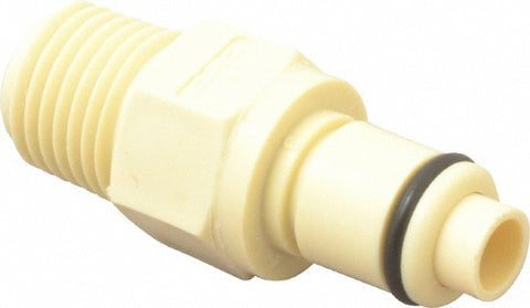 1/4" Nominal Flow, 1/4 NPT Thread, Male, Inline Threaded-Male Plug