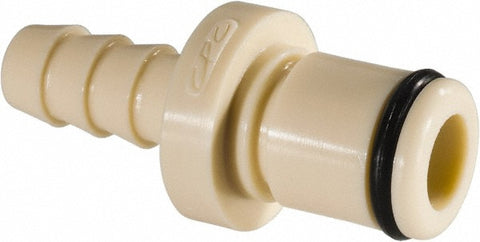 1/4" Nominal Flow, 1/4" ID, Male, Inline Hose Barb-Male Plug