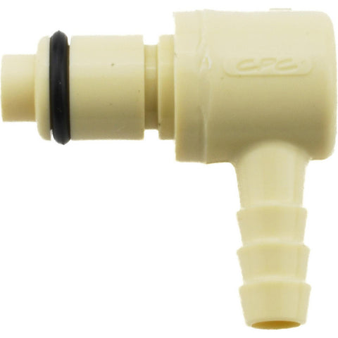 1/4" Nominal Flow, 1/4" ID, Male, Elbow Hose Barb-Male Plug