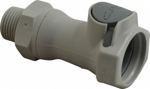 3/8" Nominal Flow, 3/8 NPT Thread, Female, Inline Threaded-Female Socket