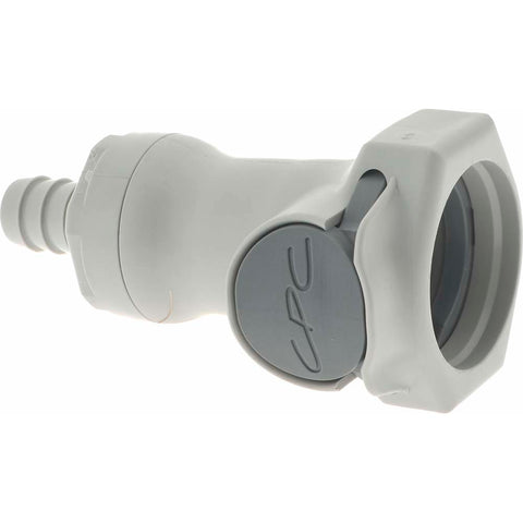 3/8" Nominal Flow, 3/8" ID, Female, Inline Hose Barb-Female Socket