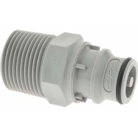 3/8" Nominal Flow, 3/4 NPT Thread, Male, Inline Threaded-Male Plug