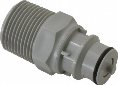 3/8" Nominal Flow, 3/4 NPT Thread, Male, Inline Threaded-Male Plug