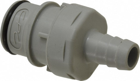 3/8" Nominal Flow, 3/8" ID, Male, Inline Hose Barb-Male Plug