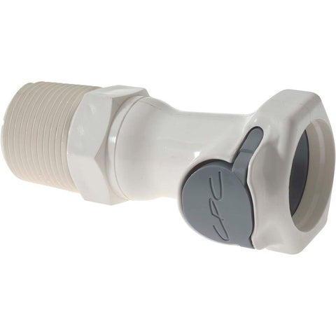 3/8" Nominal Flow, 3/4 NPT Thread, Female, Inline Threaded-Female Socket