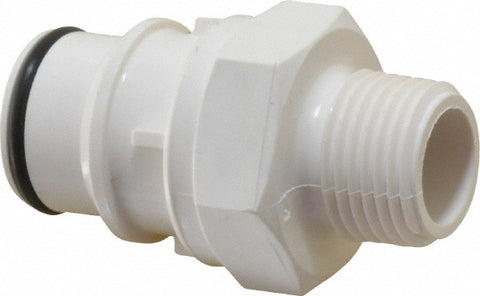 3/8" Nominal Flow, 3/8 NPT Thread, Male, Inline Threaded-Male Plug