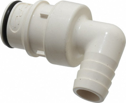 3/8" Nominal Flow, 1/2" ID, Male, Elbow Hose Barb-Male Plug