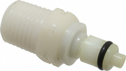 1/8" Nominal Flow, 1/4 BSPT Thread, Male, Inline Threaded-Male Plug