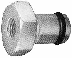 1/8" Nominal Flow, 10-32 Thread, Female, Inline Threaded-Male Plug