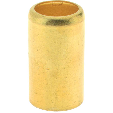 17/32" ID Hose Ferrule Brass, 1" Long