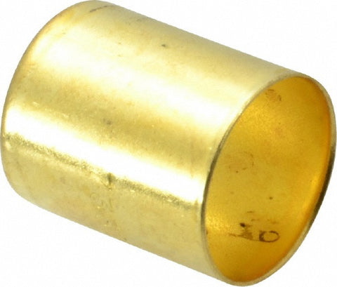 25/32" ID Hose Ferrule Brass, 1" Long