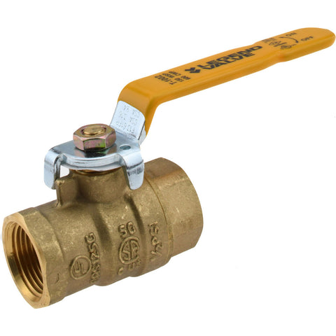 2-Way Manual Ball Valve: 3/4" Pipe, Full Port