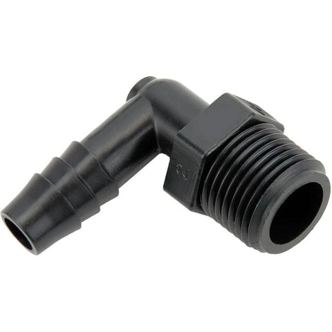 Barbed Tube Male Elbow: Single Barb, 3/8" Barb, 1/2" NPT