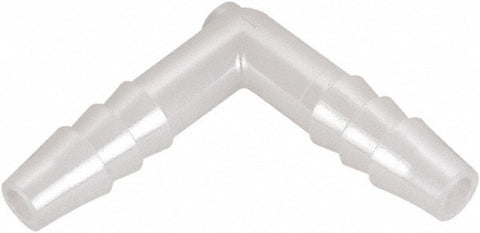 Barbed Tube Union Elbow: 1/2 x 3/8" Barbs