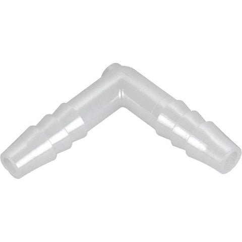 Barbed Tube Union Elbow: Single Barb, 5/8" Barb
