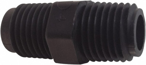 1/2 x 1/4" Polypropylene Plastic Pipe Hex Nipple